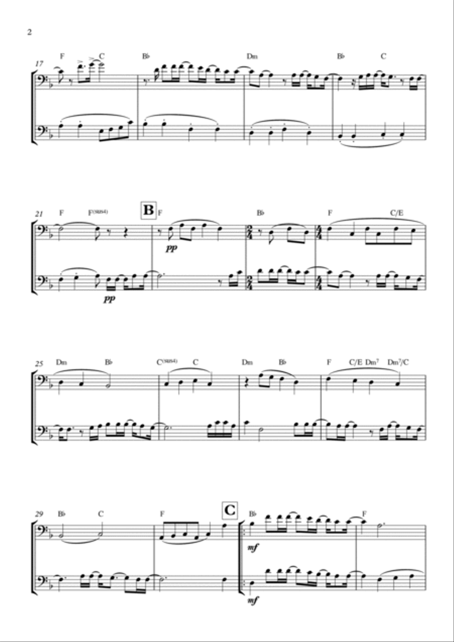 Goodness Of God String Duet scores gallery preview page 2