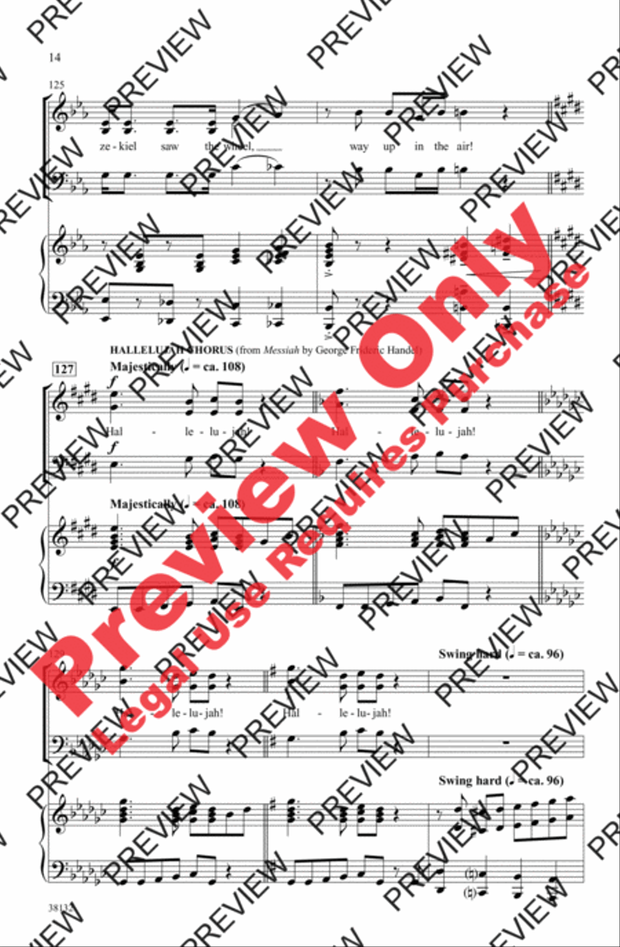 Give Me a Choral Medley! Give Me a Choral Medley! 3-Part scores gallery preview page 14