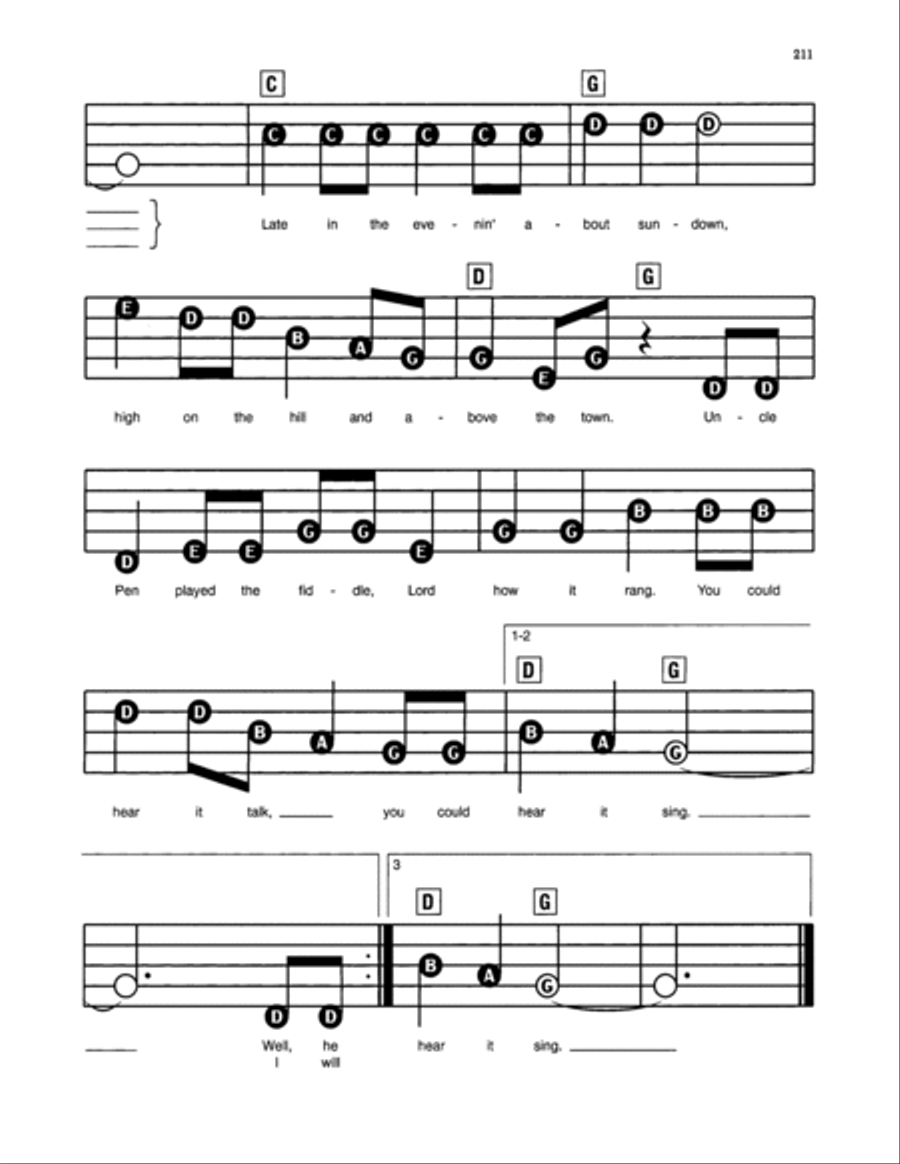 Uncle Pen Electronic Keyboard scores gallery preview page 2