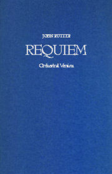 Requiem Rutter Orchestral Score