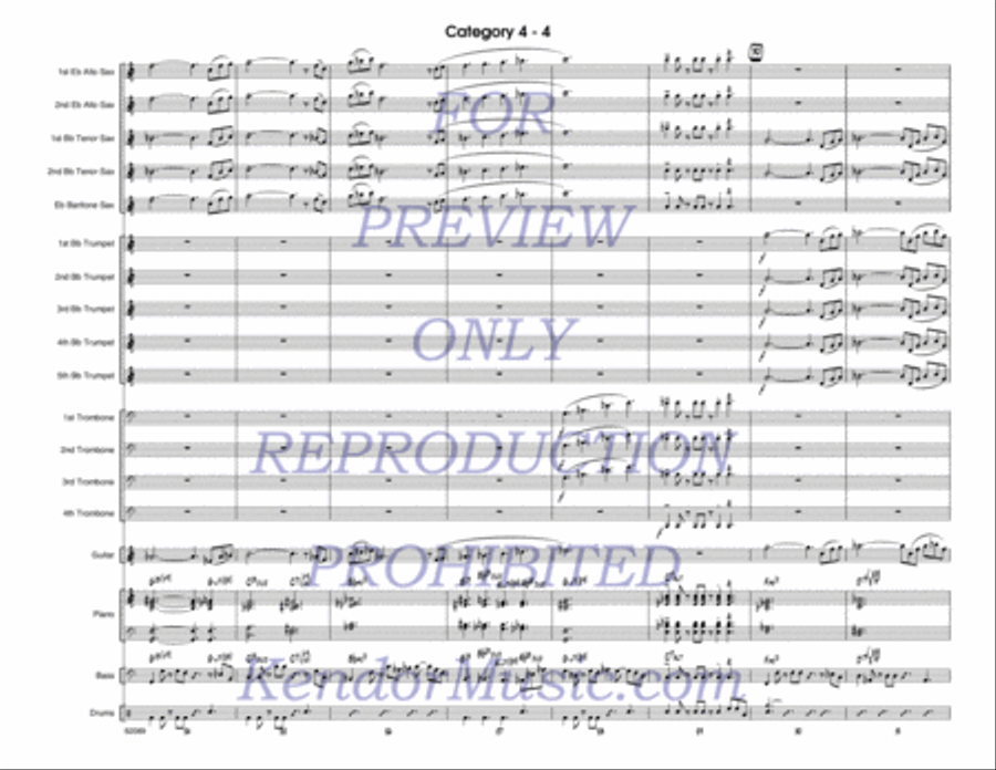 Category 4 Jazz Ensemble scores gallery preview page 5