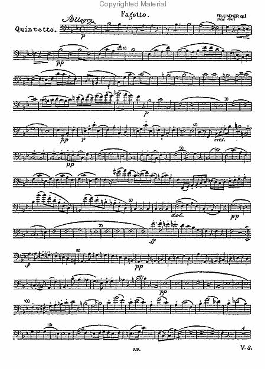 Wind Quintet, Op. 1 Wind Quintet, Op. 1 Woodwind Quintet scores gallery preview page 4