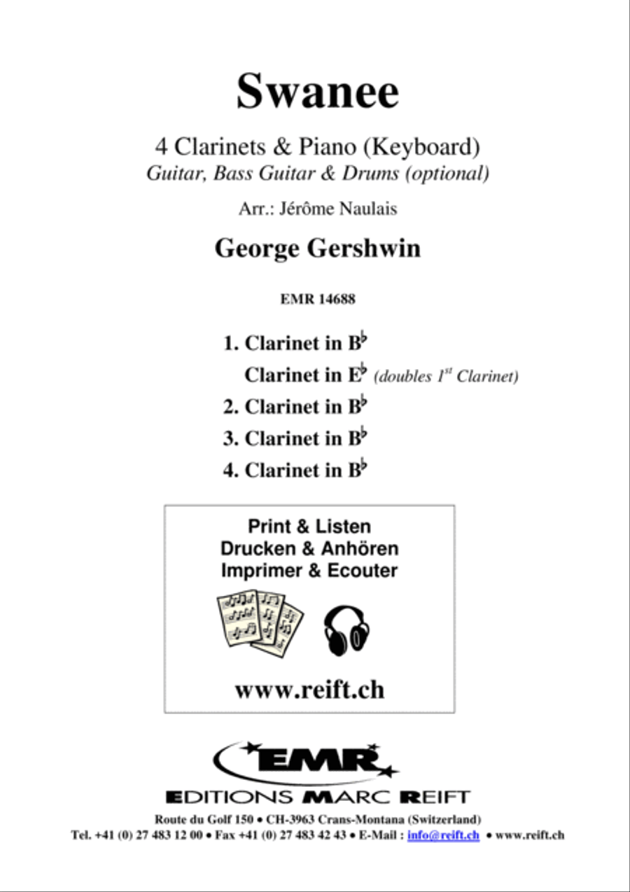 Swanee Clarinet scores gallery preview page 2