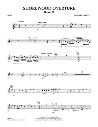 Shorewood Overture (for Multi-level Combined Bands) - Oboe (Level 3)