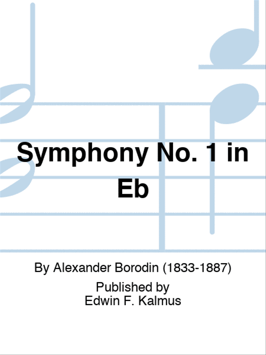 Symphony No. 1 in Eb Orchestra scores gallery preview page 1