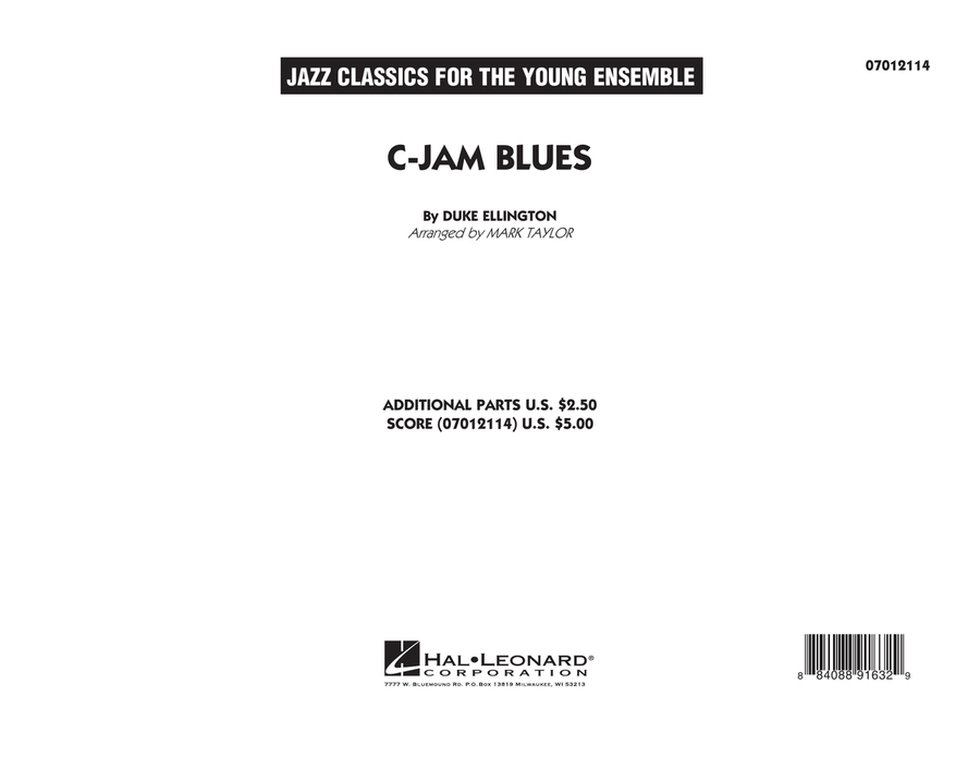 C-Jam Blues (arr. Mark Taylor) - Conductor Score (Full Score) Jazz Ensemble scores gallery preview page 1