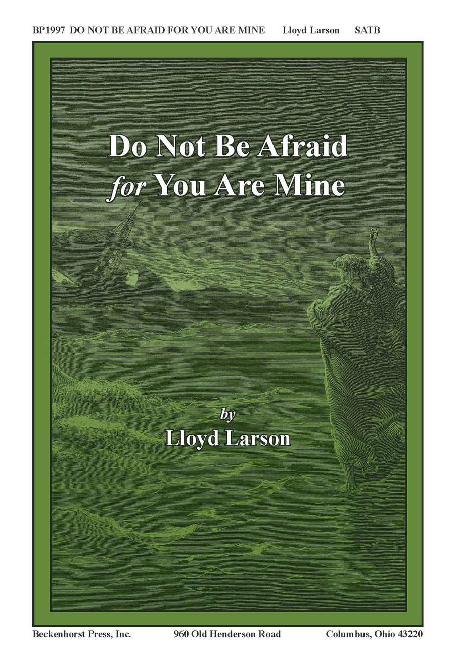 Do Not Be Afraid for You Are Mine 4-Part scores gallery preview page 1