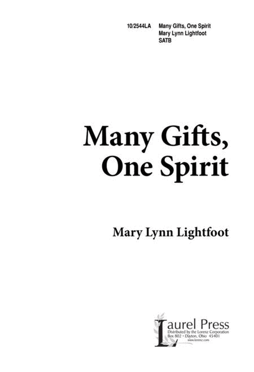 Many Gifts, One Spirit image number null
