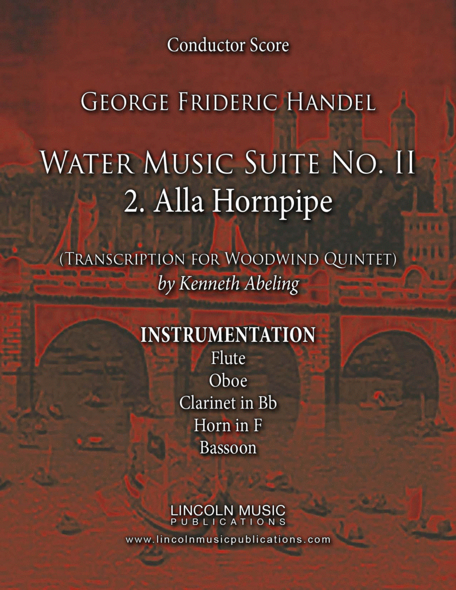 Handel - Water Music Suite No. 2 – 2. Alla Hornpipe (for Woodwind Quintet) image number null