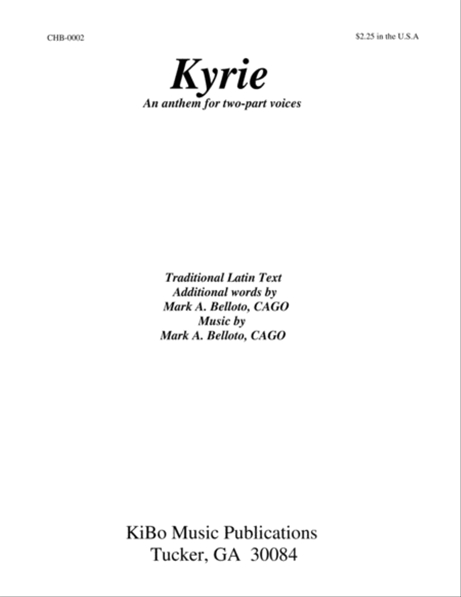 Kyrie SA scores gallery preview page 1