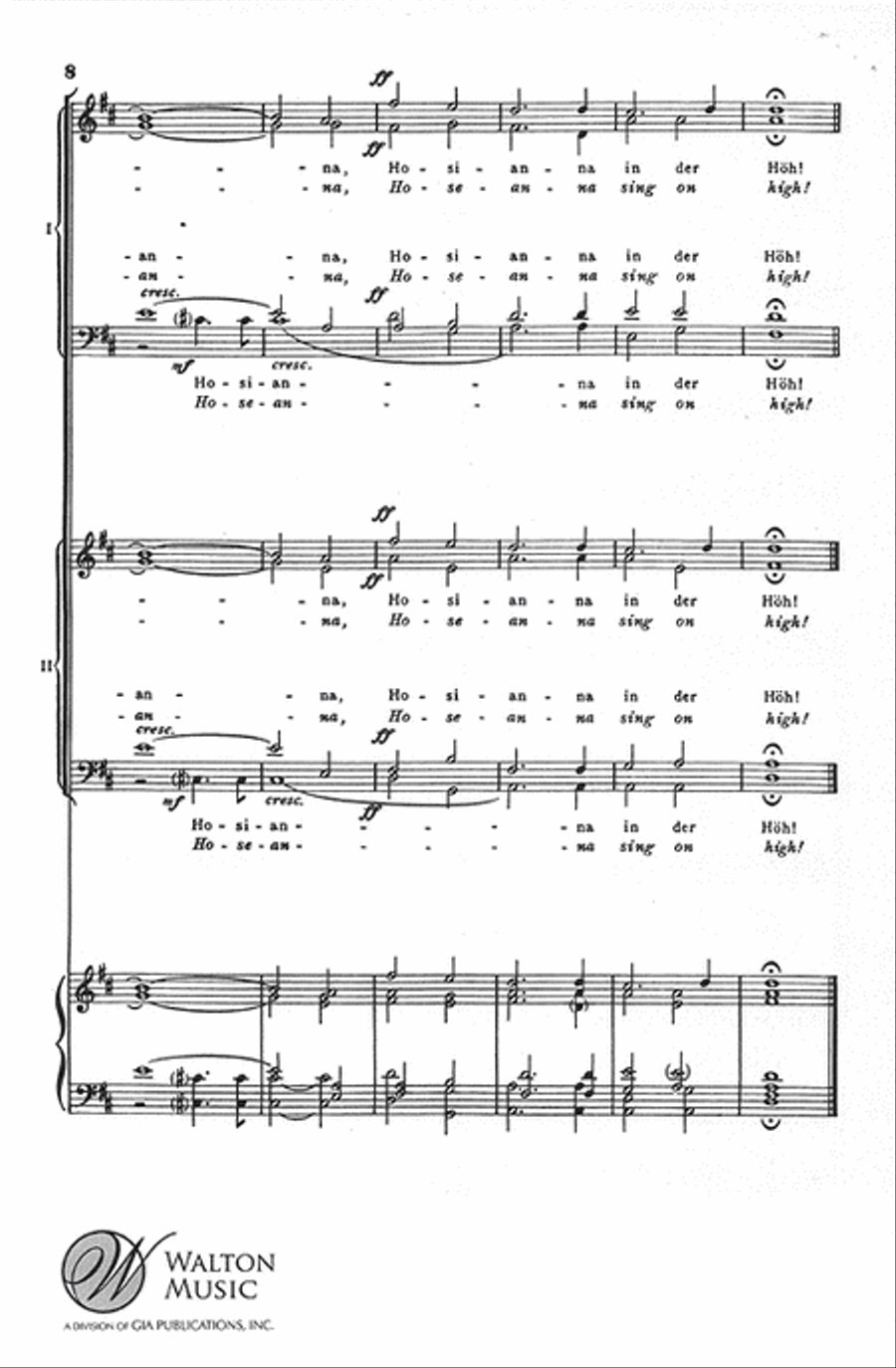Heilig (Holy) Heilig (Holy) SSAATTBB scores gallery preview page 8