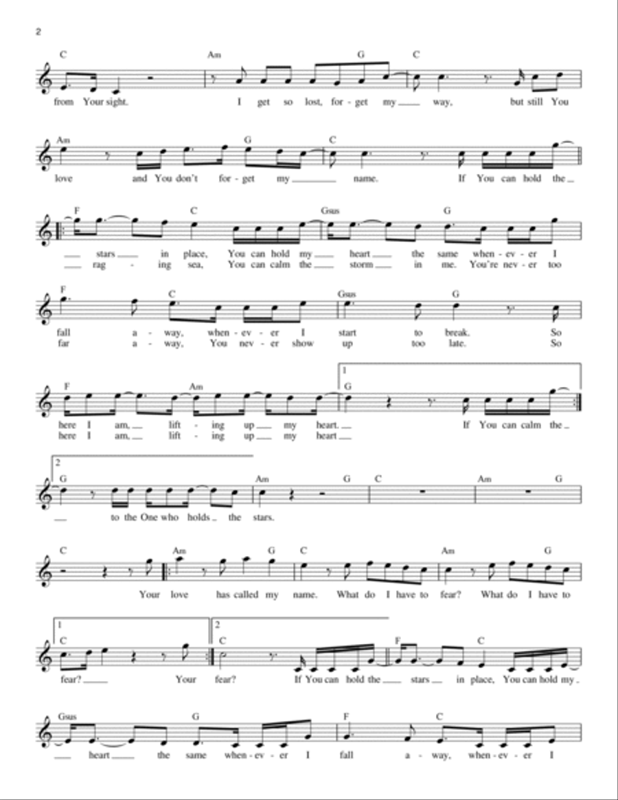 Stars Piano scores gallery preview page 2