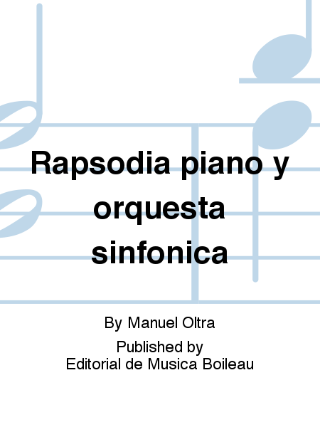 Rapsodia piano y orquesta sinfonica