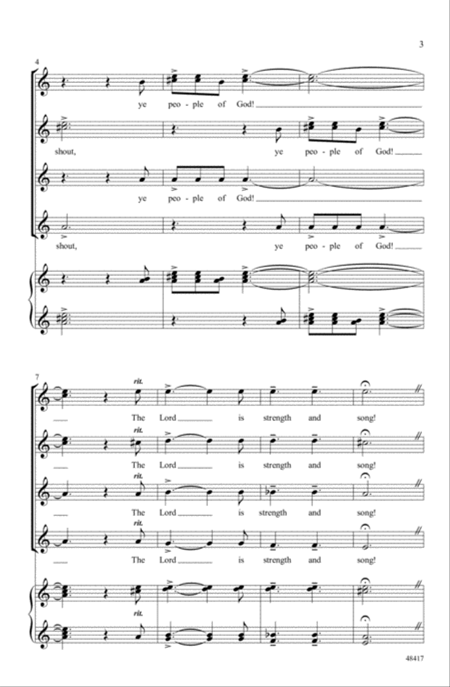 Cry Out and Shout Choir scores gallery preview page 2
