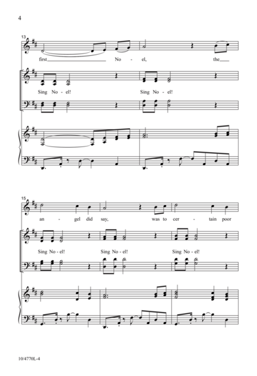 The First African Noel 4-Part scores gallery preview page 4