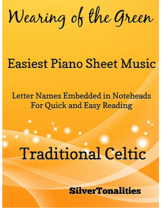 Book cover for Wearing of the Green Easiest Piano Sheet Music