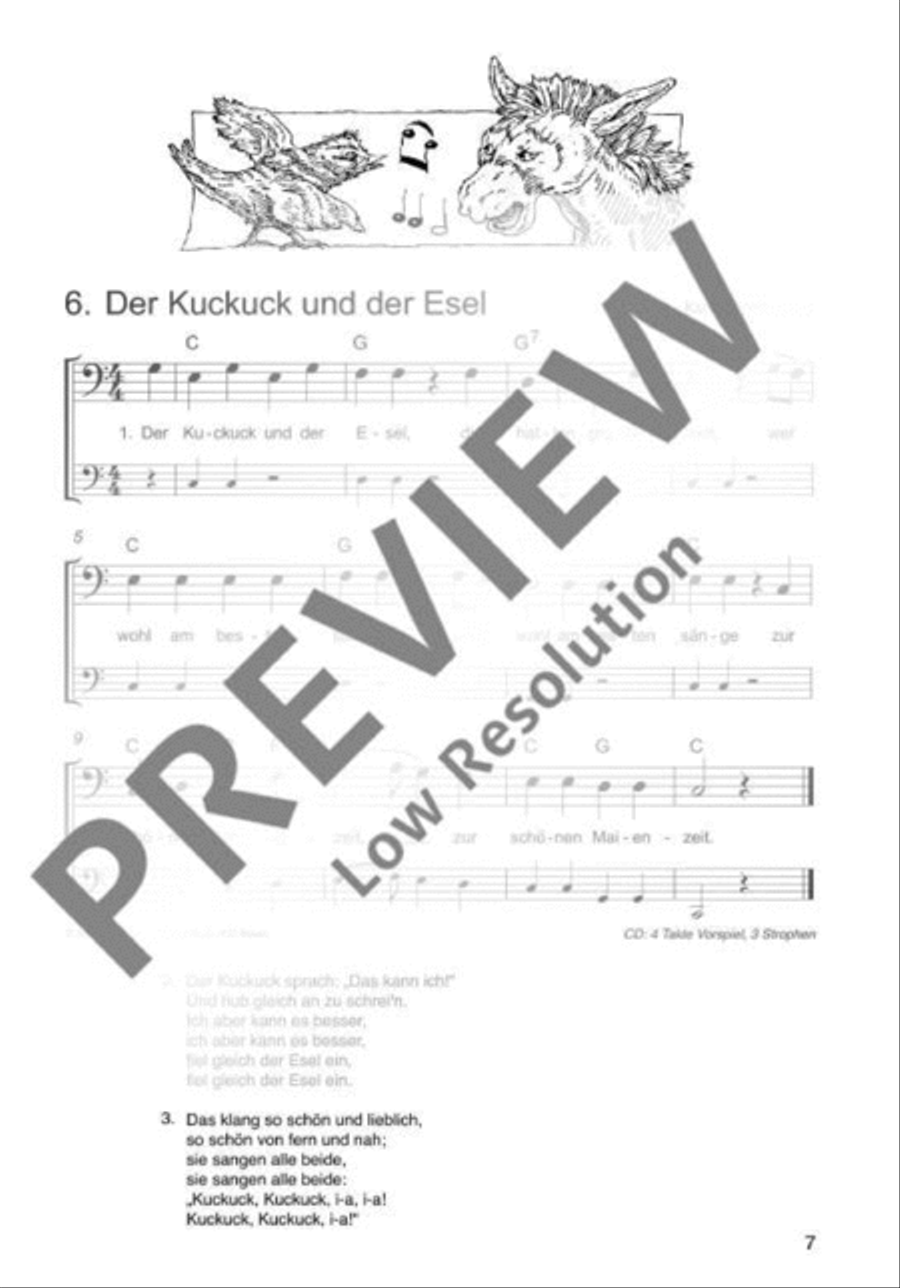 Die schönsten Volks- und Kinderlieder Cello scores gallery preview page 8