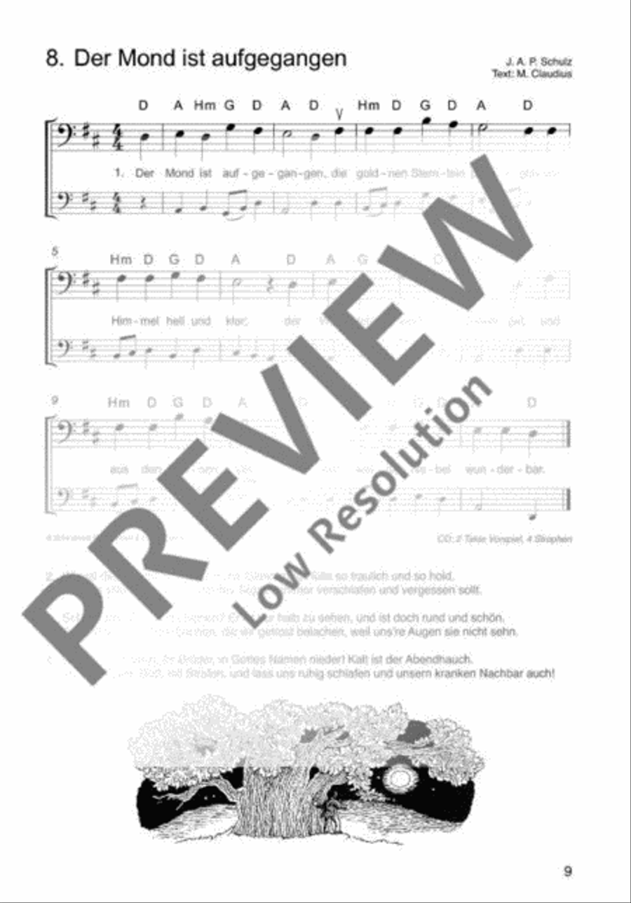 Die schönsten Volks- und Kinderlieder Cello scores gallery preview page 10