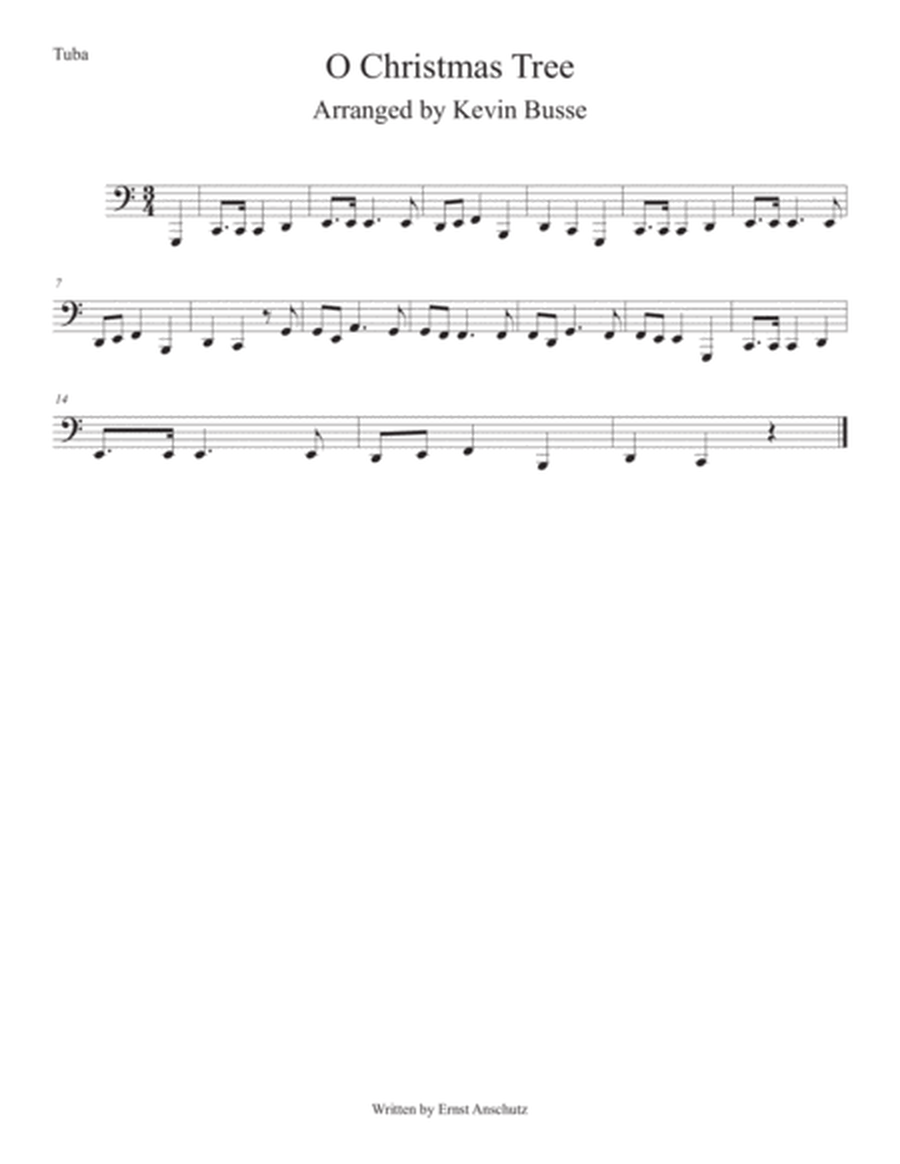 O Christmas Tree (Easy key of C) Tuba image number null