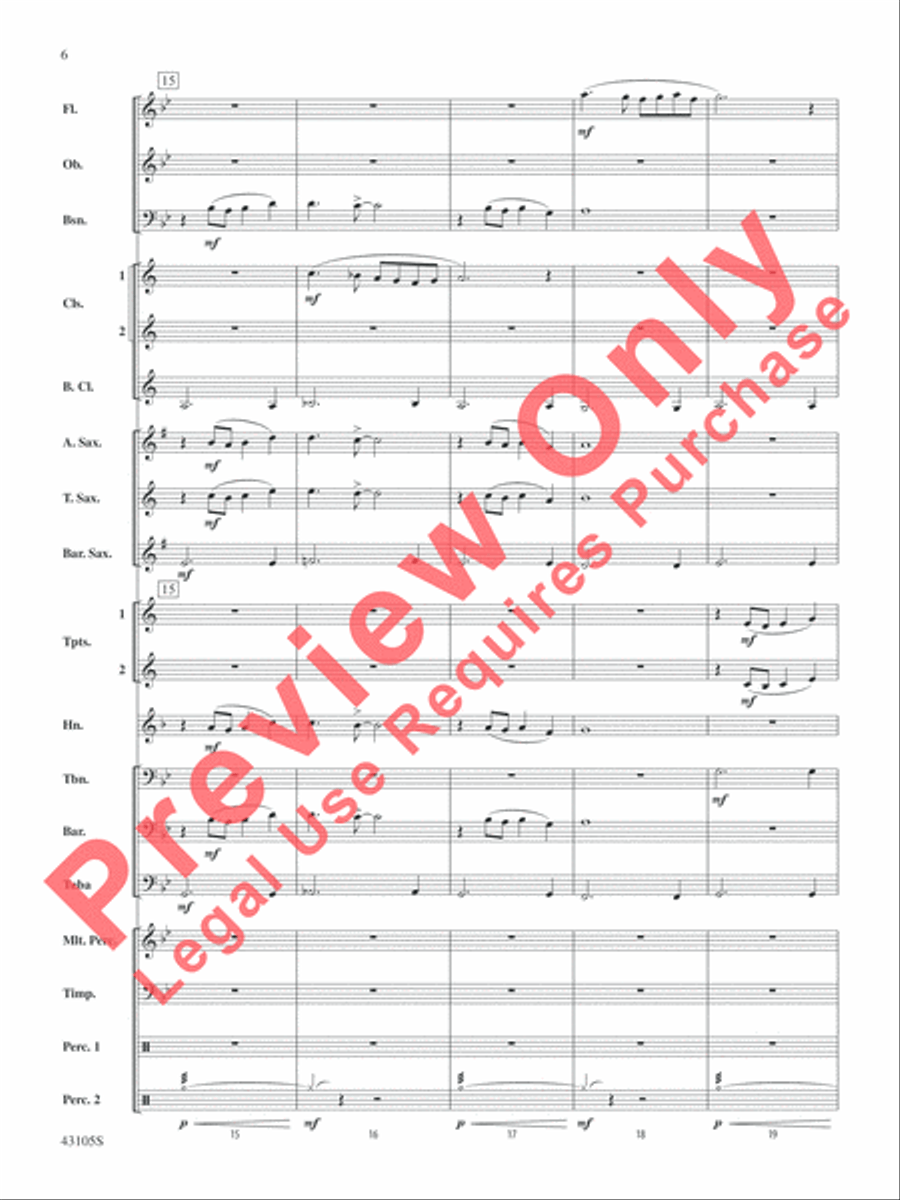 Cheyenne Cheyenne Concert Band scores gallery preview page 6