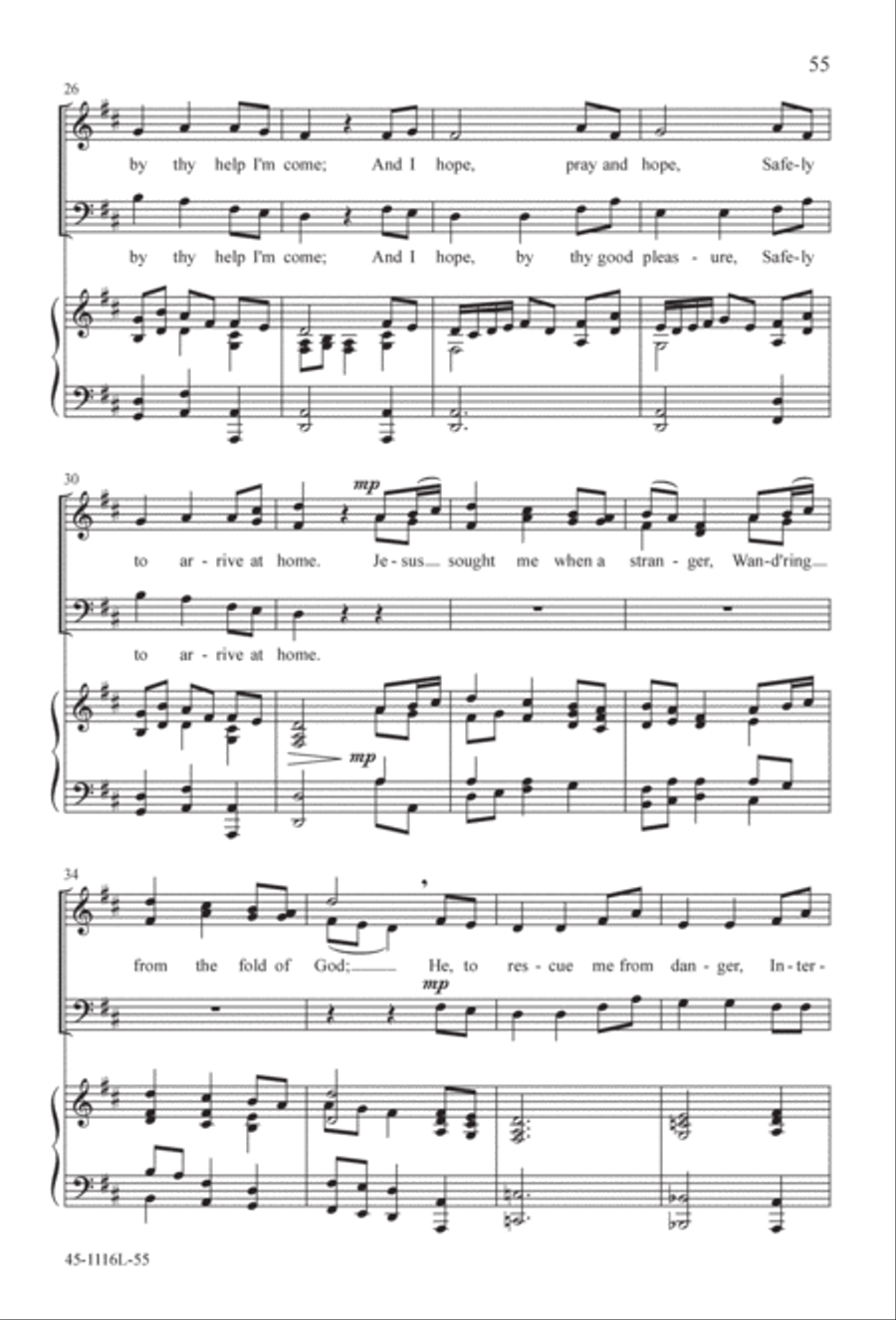 12 Anthems for about 12 Singers 3-Part scores gallery preview page 55
