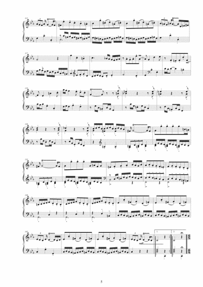 Platti - Harpsichord (or Piano) Sonata No.5 in C minor Op.1 CSPla8 image number null