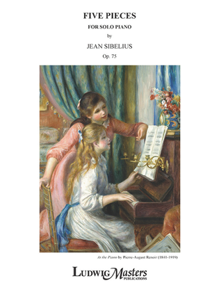 Book cover for Five Pieces, Op. 75