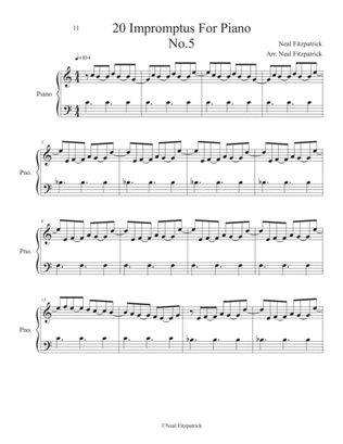 Impromptu No.5 For Piano