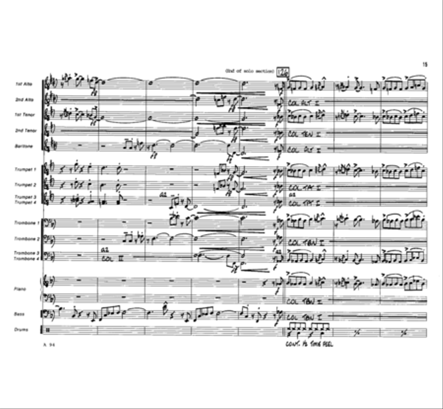 Storm Warning Storm Warning Jazz Ensemble scores gallery preview page 16