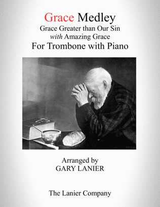 Book cover for GRACE MEDLEY (for Trombone with Piano - Instrument Part included)