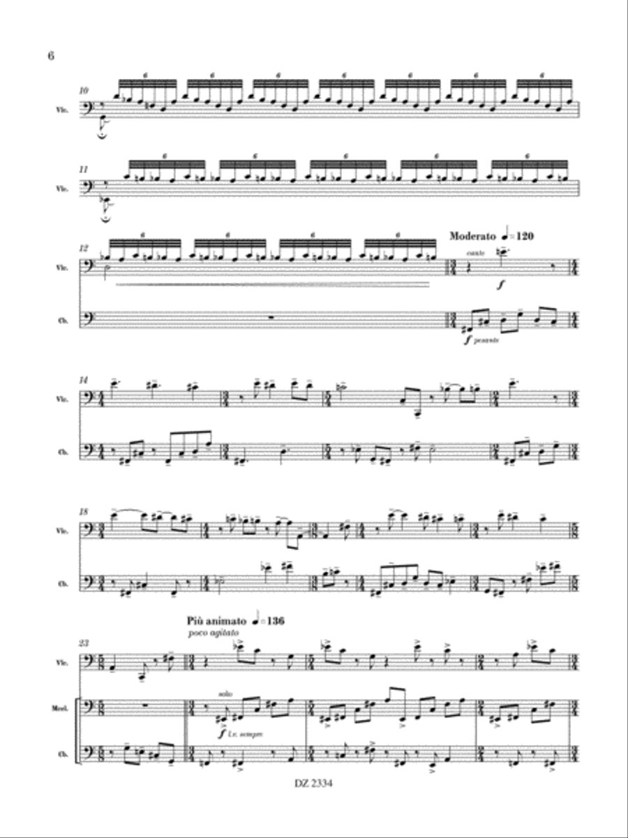 Concerto pour violoncelle Orchestra scores gallery preview page 6