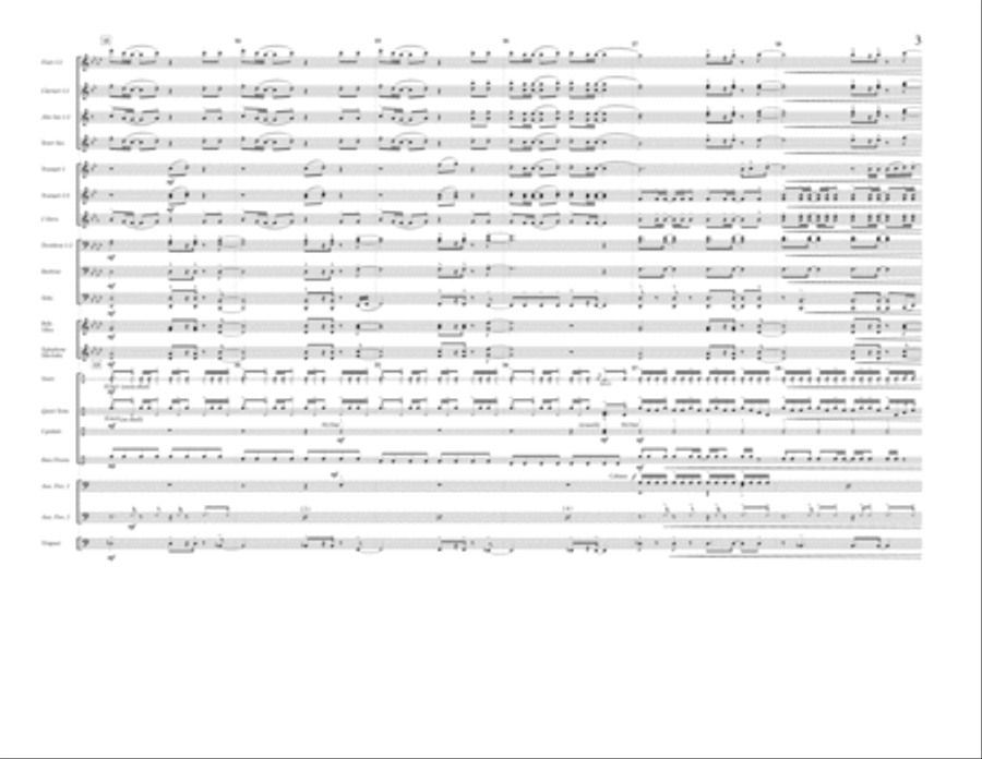 That's My Girl - Full Score Marching Band scores gallery preview page 3
