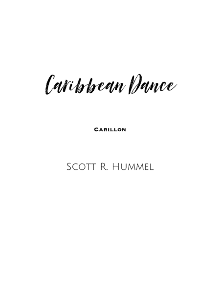 Caribbean Dance, for carillon image number null