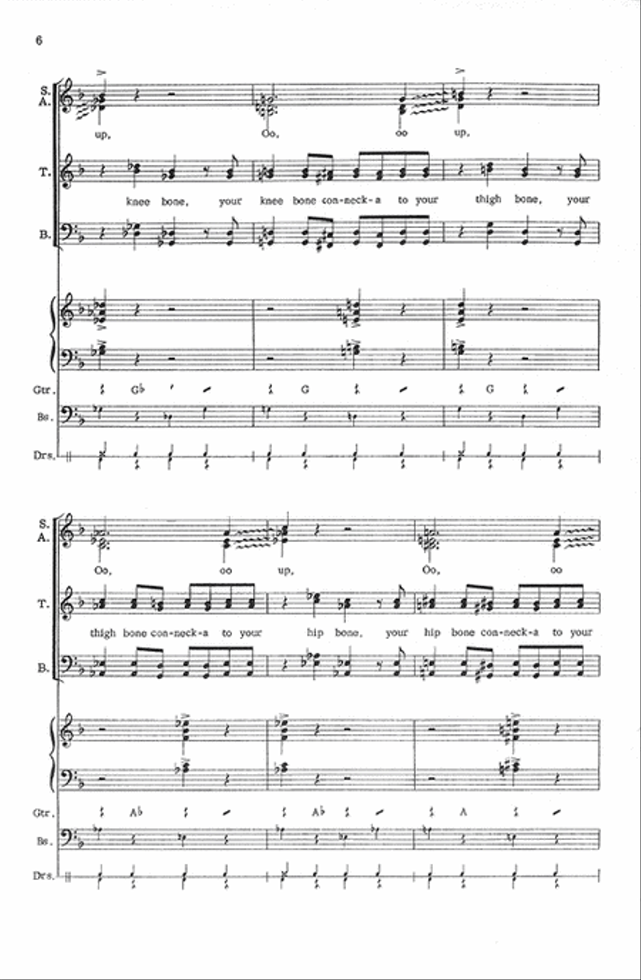 Dry Bones Dry Bones Divisi scores gallery preview page 6
