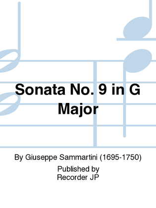 Sonata No. 9 in G Major