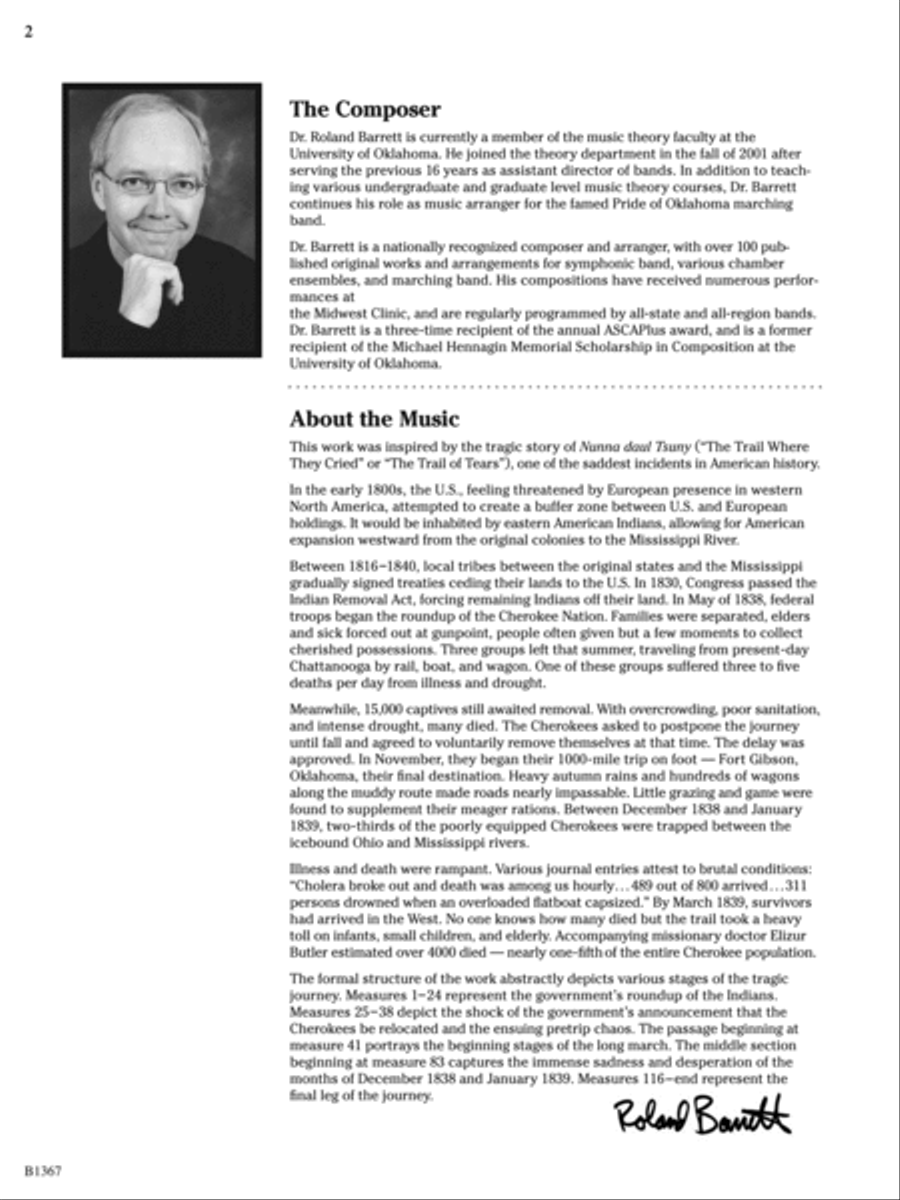 Month of the Cold Moon: Score Concert Band scores gallery preview page 2
