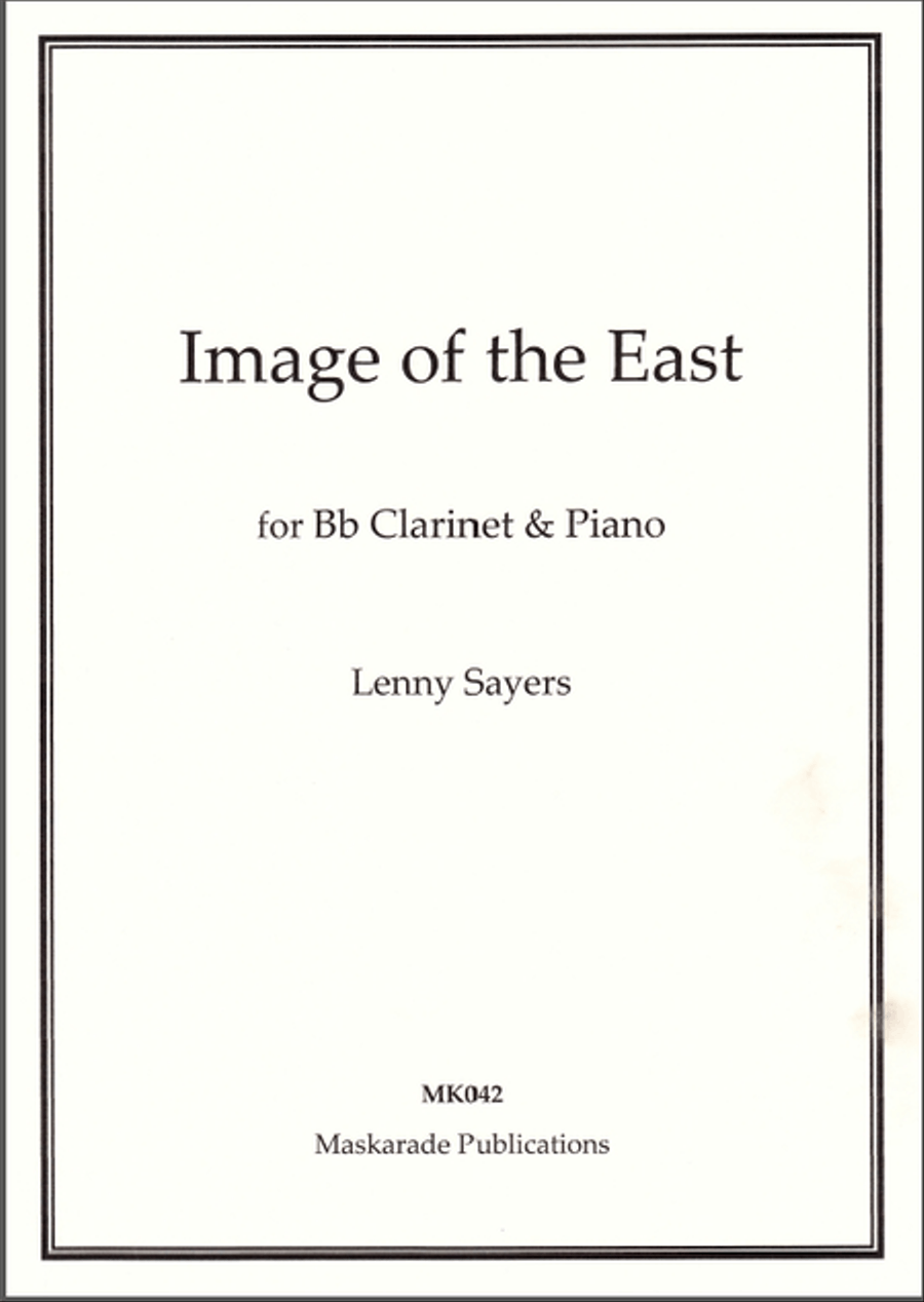 Image of the East Clarinet Solo scores gallery preview page 1