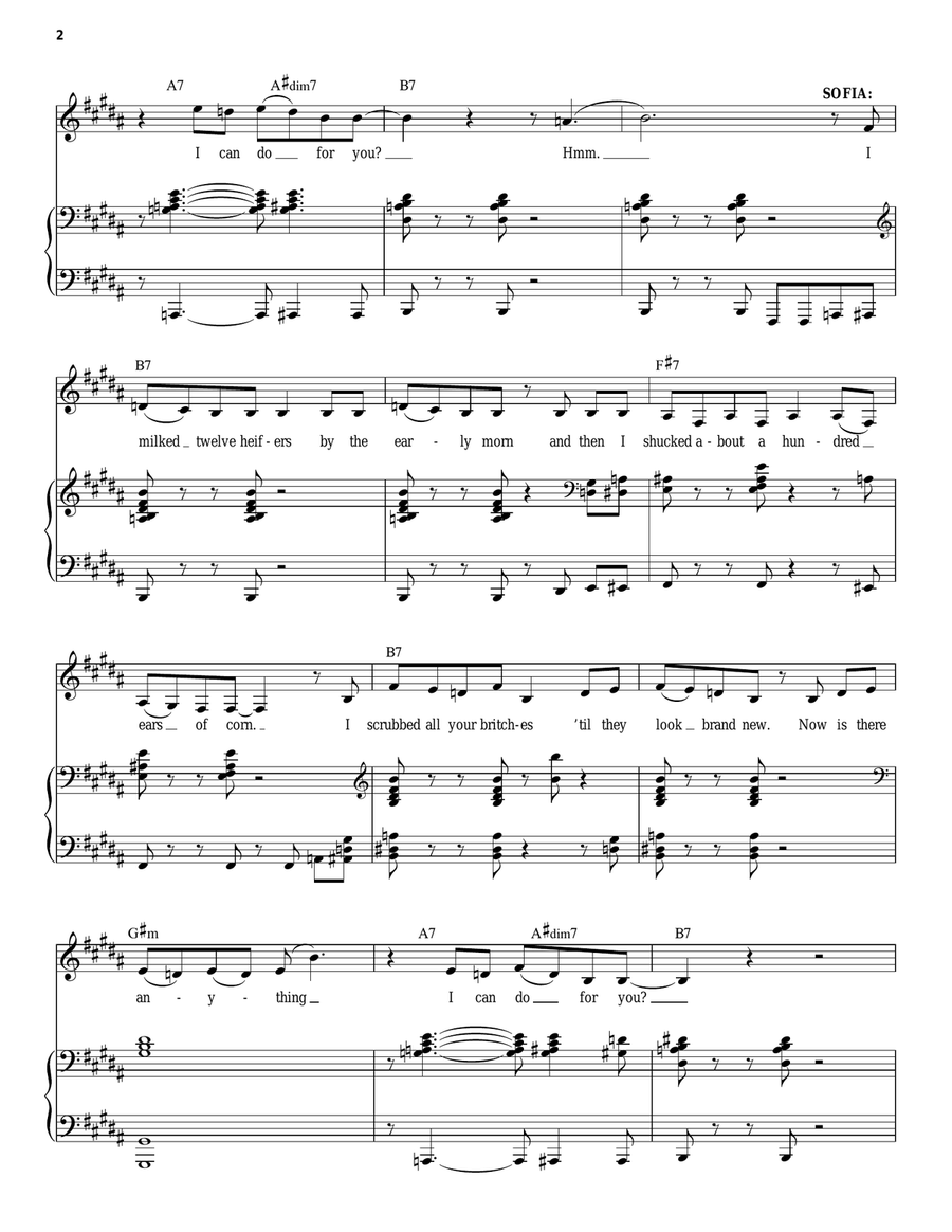 Any Little Thing Voice scores gallery preview page 2