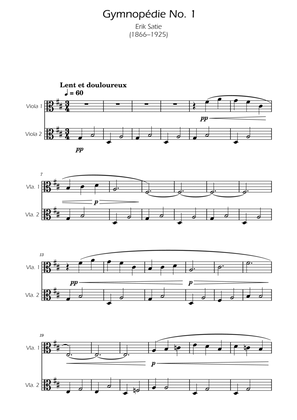 Gymnopedie No. 1 - Viola Duet