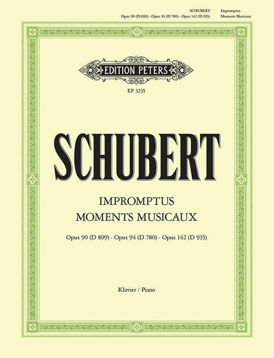 Impromptus and Moments Musicaux Piano Solo scores gallery preview page 1