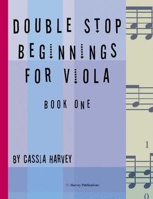 Book cover for Double Stop Beginnings for the Viola, Book One