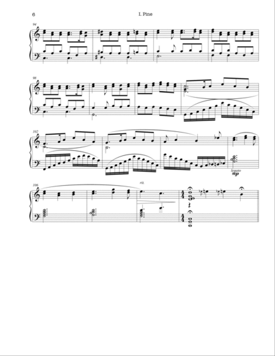Arboreal Suite Piano Solo scores gallery preview page 6