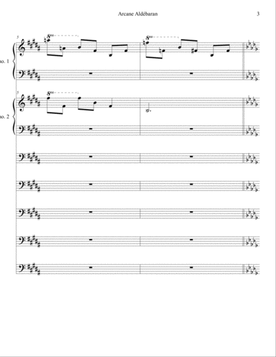 "Arcane Aldébaran" piano 1 & 2 / Cello 1,2,3,4 / Contrabass image number null