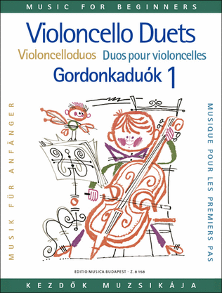 Book cover for Violoncello Duos for Beginners 1