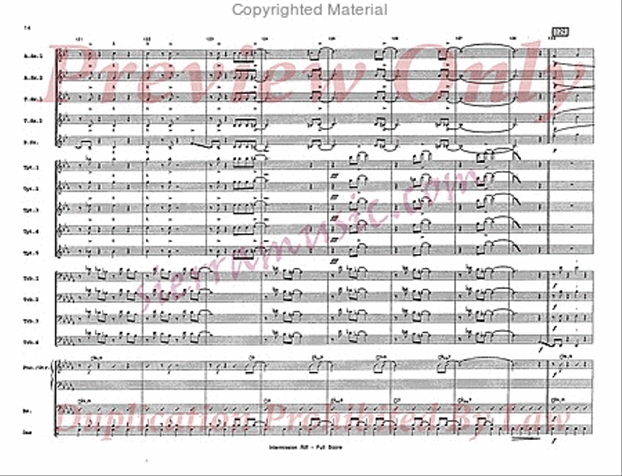 Intermission Riff Jazz Ensemble scores gallery preview page 15
