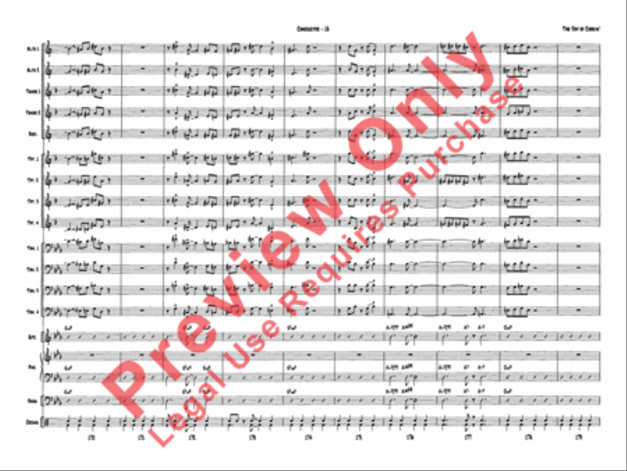 The Joy of Cookin' Jazz Ensemble scores gallery preview page 21
