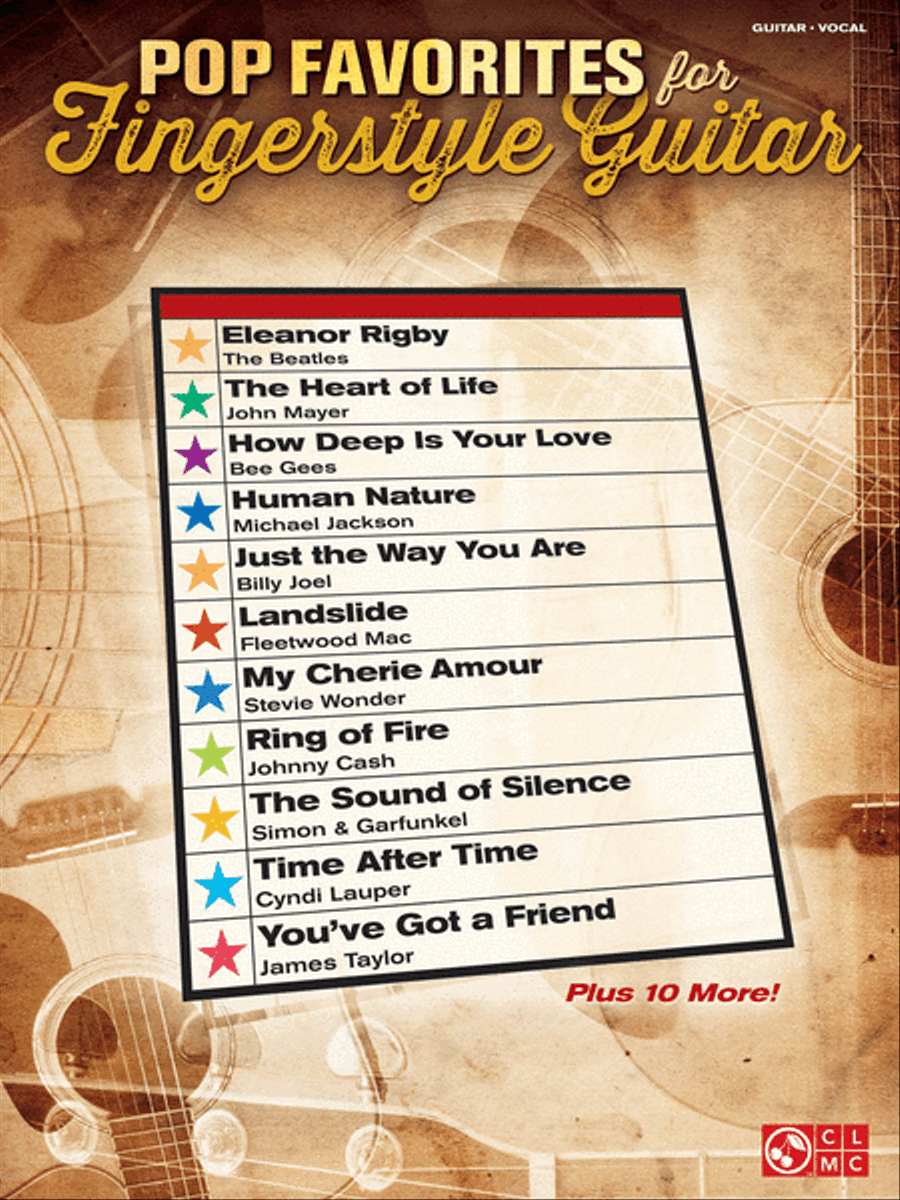 Pop Favorites for Fingerstyle Guitar Electric Guitar scores gallery preview page 1