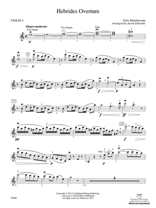 Hebrides Overture: 1st Violin