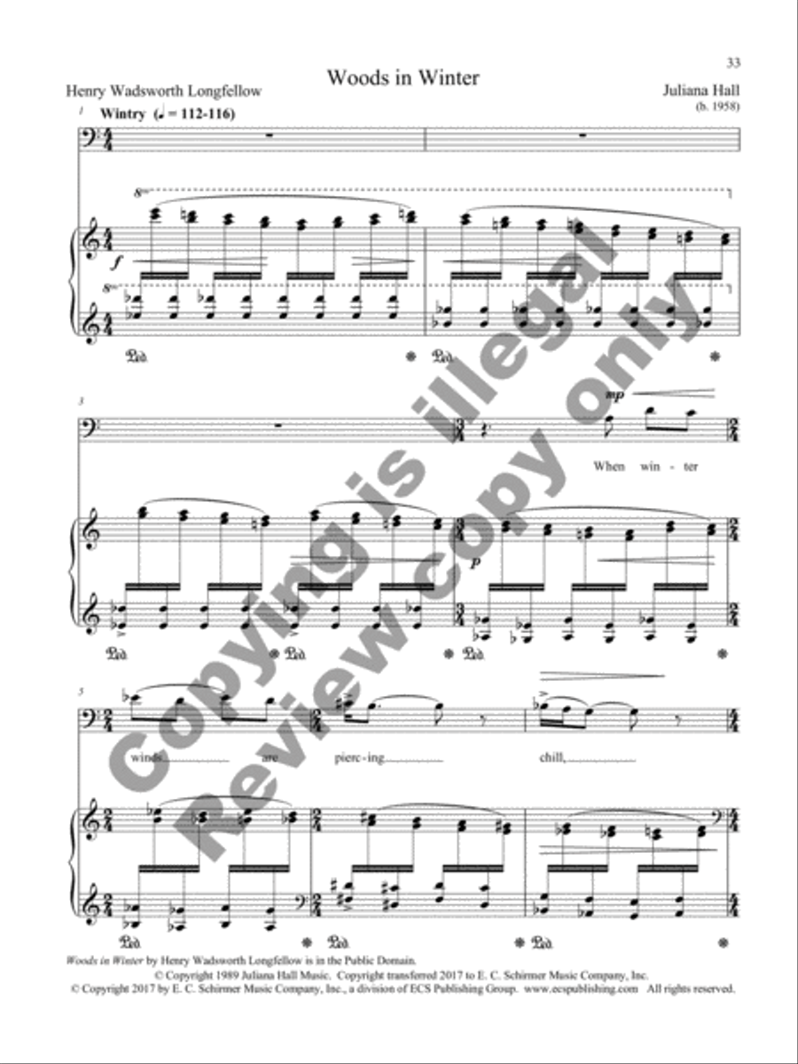 Winter Windows Winter Windows Baritone Voice scores gallery preview page 29