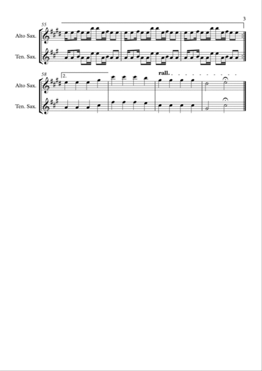 Faded Faded Woodwind Duet scores gallery preview page 3